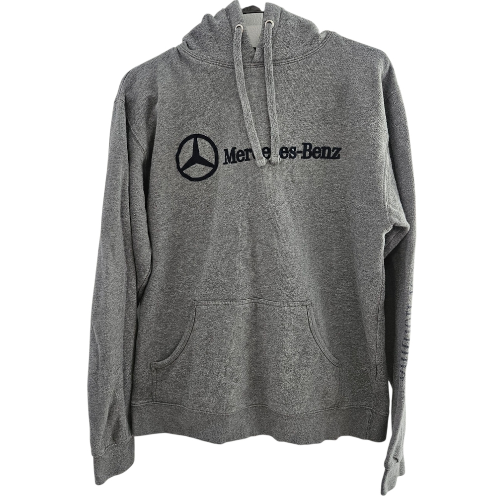 Mercedes Benz The Best Or Nothing Official Lightweight Hoodie Gray Sz Medium